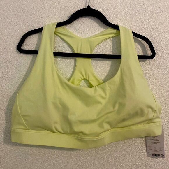 NWT- Athleta- lime sherbet colored D-DD supersonic sports bra- Size 3X - Picture 1 of 8